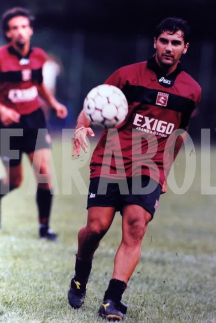 Photo de presse vintage Football,Salernitana,De Francesco,Années Ninety,tirage