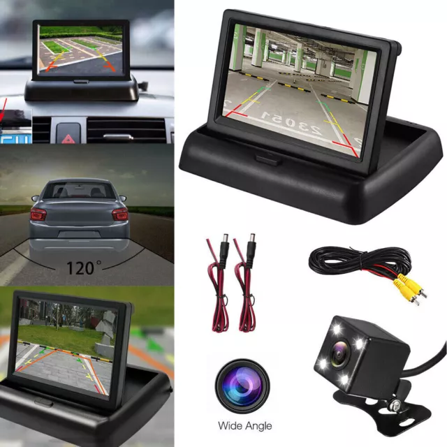 für Auto Rückfahrkamera 4,3 Zoll LCD Auto Display Rückansicht Externer Monitor