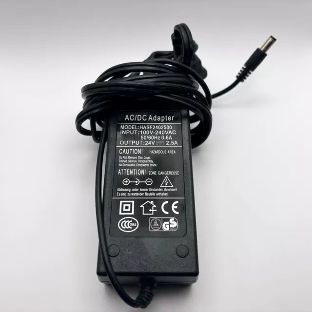 Ac Adapter Charger for HiCo Magnetic Strip Credit Card Reader HASF2402500
