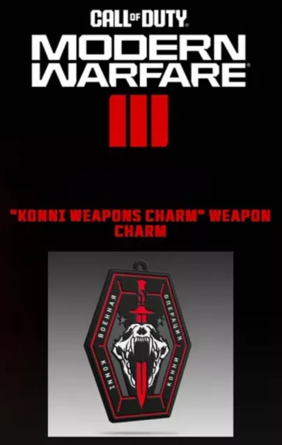 Kontrol Freek Konni Weapon Charm - Call of Duty Modern Warfare III 3 MWIII 🔥