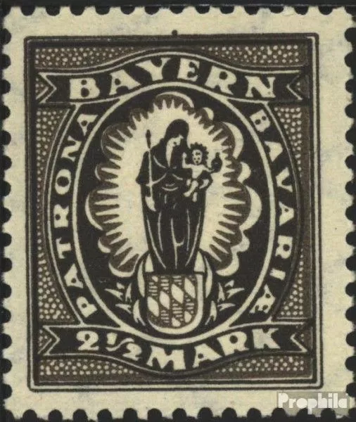 Bayern 191 postfrisch 1920 Abschiedsserie