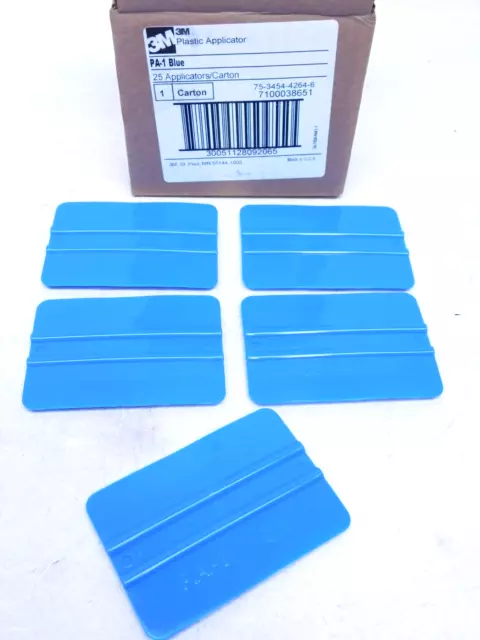 5 Pcs 3M Hand Applicator PA1-B Blue Squeegee Car Tint Windows Decals Stickers HR