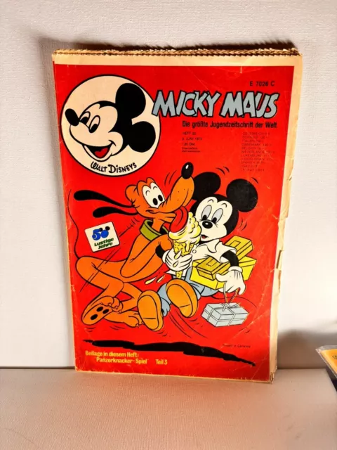 Micky Maus Heft 1973 Nr 23 Disney Comic #A15 Sammlung Selten Konvolut
