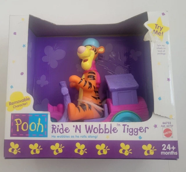 Tigger Ride MATTEL 1997 WINNIE the Pooh, Ride 'N Wobble Tigger $36.91 - PicClick AU
