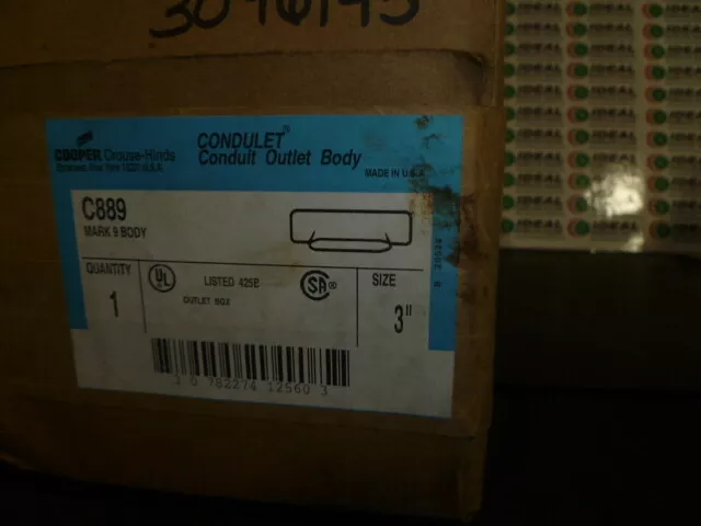 Cooper C889 Kanal Körper Neu IN Karton