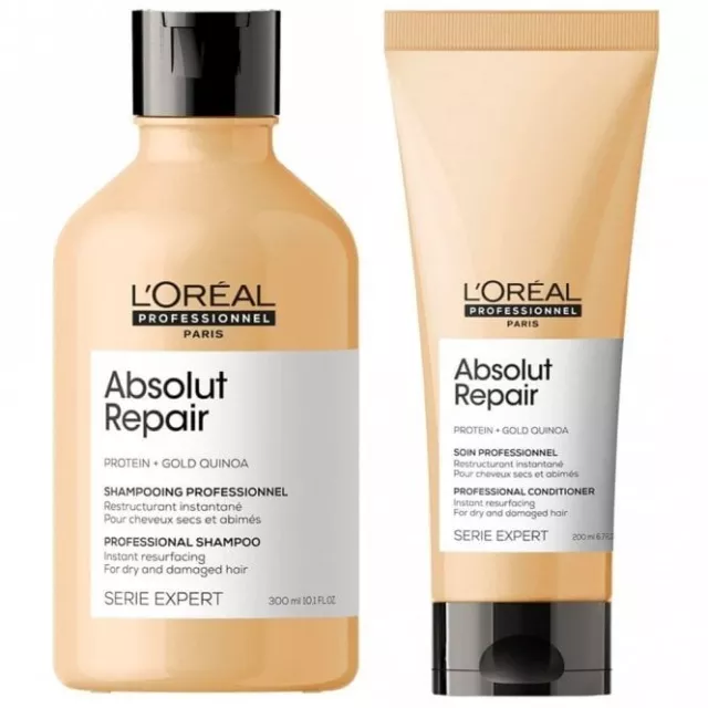 Loreal Absolut Repair Shampoo 300 Ml And Conditioner 200 Ml 2