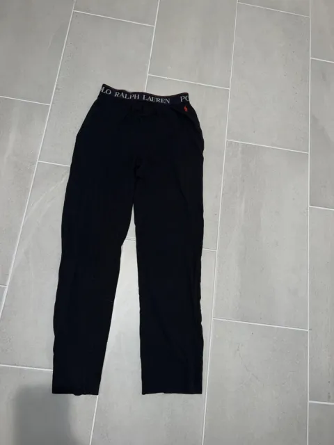 NWT Mens Polo Ralph Lauren Lightweight Knit Jogger Pajama Lounge Pants Black S