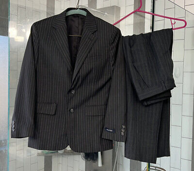 Nautica boys suit set 12R blazer jacket slacks pinstripe RETAILS $200 Dillard’s