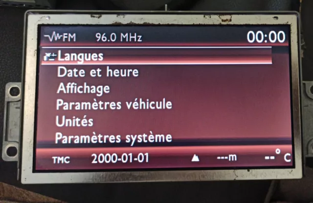 Ecran Lcd Afficheur Multimidia De Gps Navi  Peugeot 407 207 Citroen C3 C5