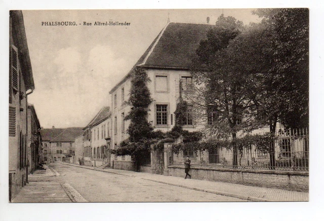 PHALSBOURG Pfalsburg Moselle CPA 57 rue Alfred hollender