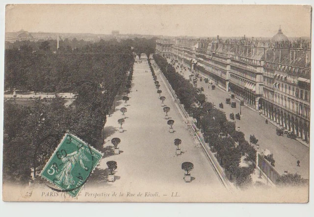 CPA 75 - Paris - Perspective de la rue de Rivoli [B17]