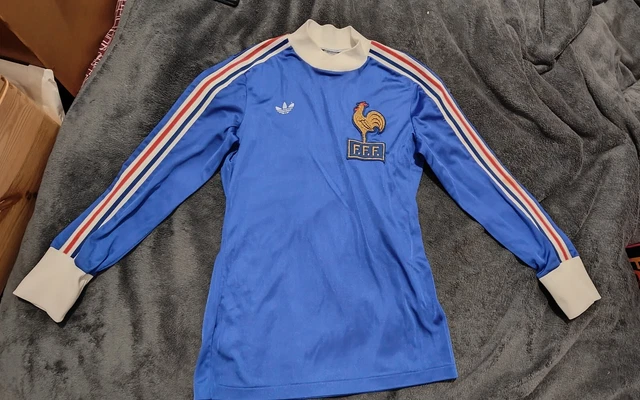 Maillot équipe de France 1990-1992 football vintage size M + Short N°16