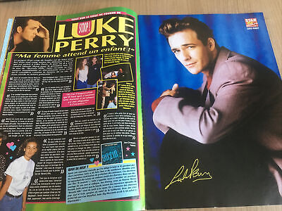Luke Perry coupure de presse 2 PAGES 1994 CLIPPING Cutting Beverly magasin 