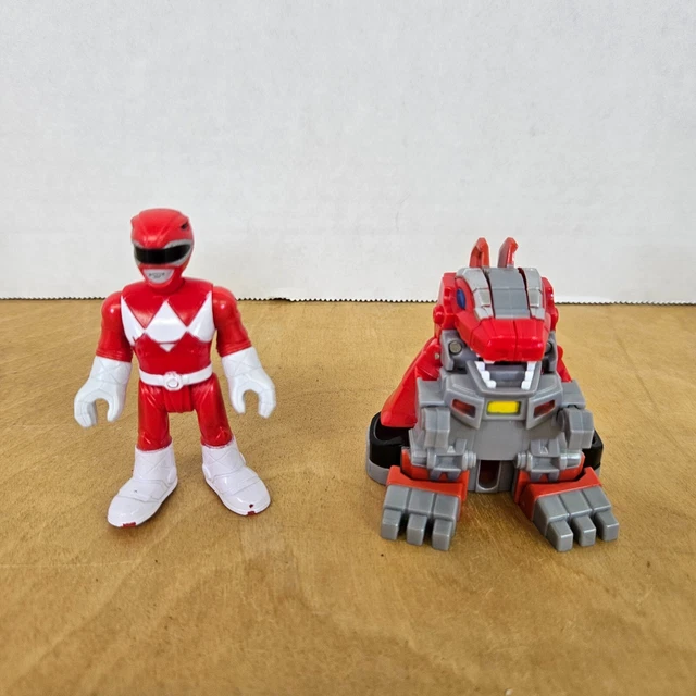 IMAGINEXT POWER RANGERS Battle Armor with Red Ranger T-Rex Zord (B) $9. ...