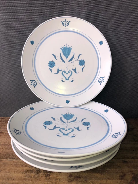 Lot De 6 Assiettes à Dessert En Porcelaine Blanche 15,2-16,5 Cm - Micro-ondes Et Lave-vaisselle