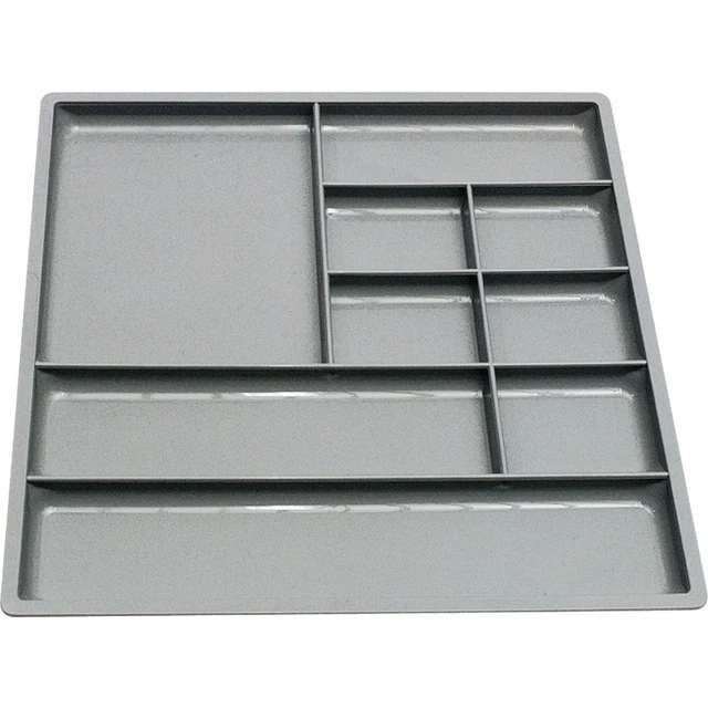 Einsatzschale Office, Breite 277 mm, Höhe 17 mm, Kunststoff grau