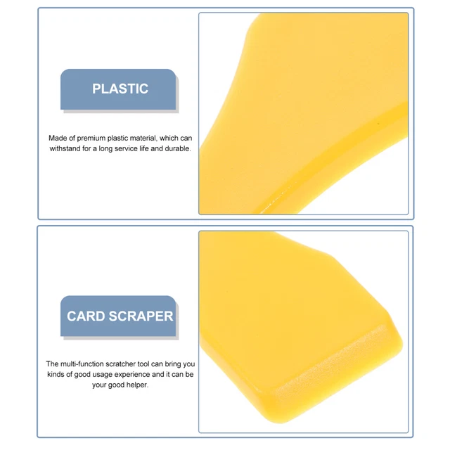 10 PCS SCRAPER Tool for Ticket Scraping Compact Card £8.58 PicClick UK