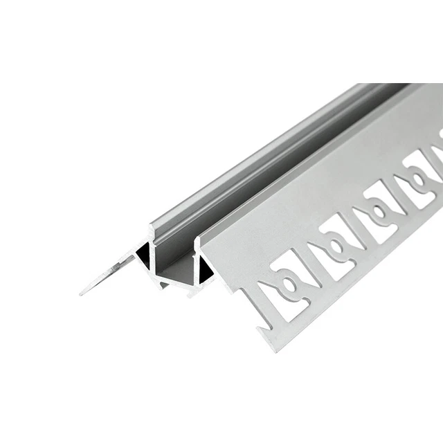 Cache Diffusant Noir Translucide 1m Pour Profilé LED Aluminium - Type 1 - Transmission Lumière 50-60% - 3