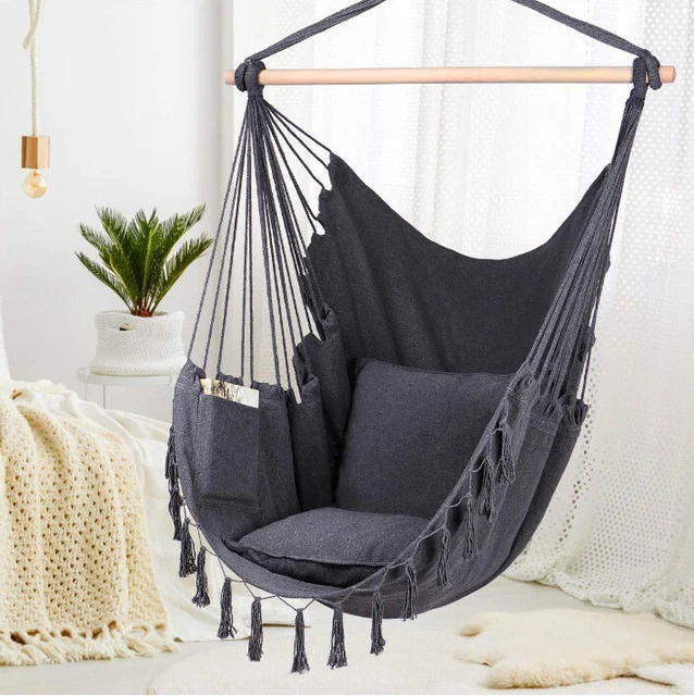 Hängesessel Hängeschaukel Hängekorb Hängestuhl Hängesitz Hängematte indoor 8