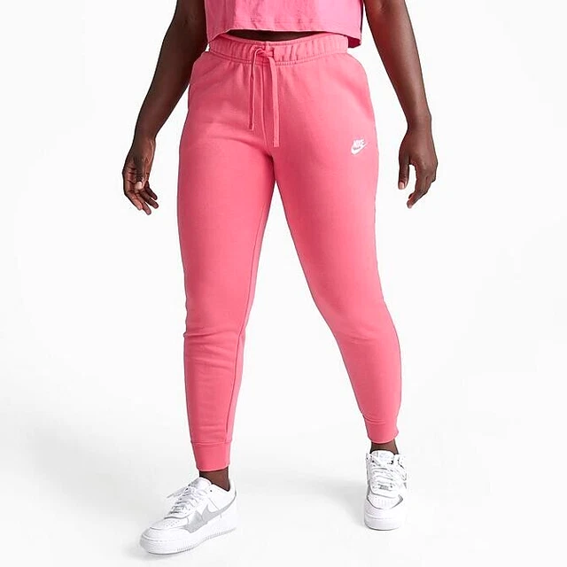 NIKE WOMEN SPORTSWEAR Fleece Mid-Rise Joggers in Sea Coral,Diff  Sizes,DQ5191-894 £33.22 - PicClick UK