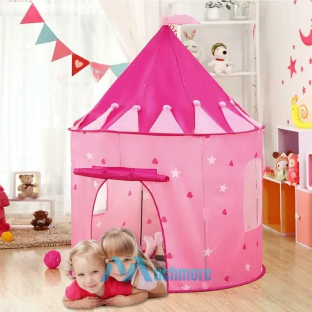 Princess Castle Playhouse Play Tent Xmas Gift For 2-10 Years Children Girls Boys