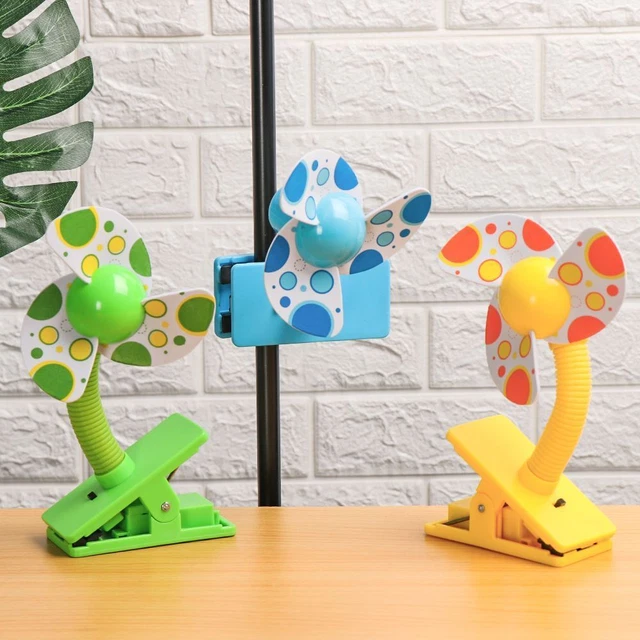 Batterie / USB Ventilateur de poussette Mini Portable Clamp the folding chair