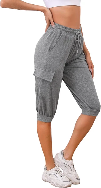 Pantaloni Capri Donna In Cotone - Leggeri, Con Tasche E Vita Alta! - Foto 13