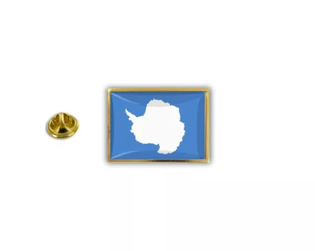 pins pin badge pin's metal epoxy avec pince papillon drapeau antartique