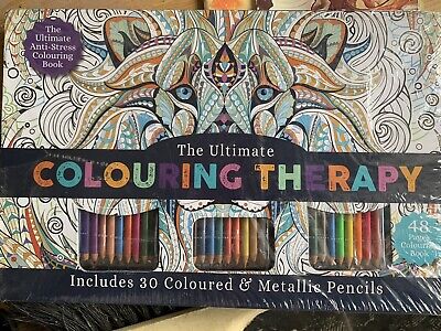 Lápices y cuaderno de bocetos para colorear de Adult Art Maker Ultimate Colouring Experience