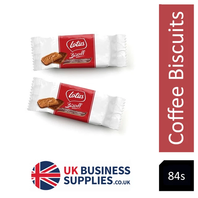 LOTUS BISCOFF INDIVIDUALLY Wrapped Biscuits with Belgian Chocolate (84