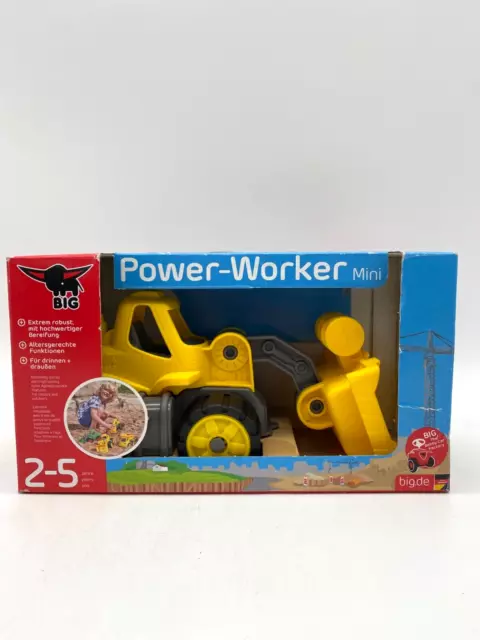 Big Power Worker Mini Sandkasten Spielzeug Radlader Outdoor Strand Neu