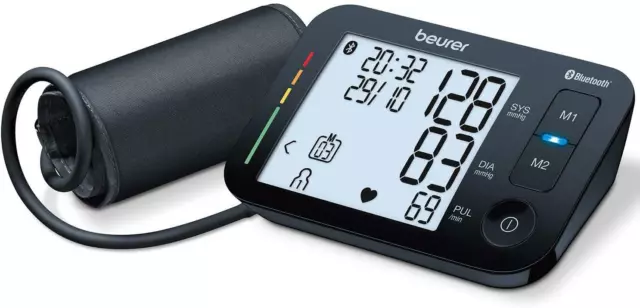 Beurer BM54 Oberarm Blutdruckmessgerät mit Bluetooth und XL Display