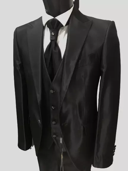 Abito Uomo Sposo  Nero  50    Carlo Pignatelli Cerimonia Suit   Wedding