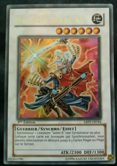 Yu Gi Oh ! Deck Sabre X prêt pour être joué neuf en Français