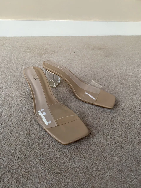 Vinyl sandals 2025 with methacrylate heel
