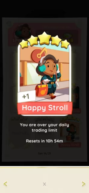 Happy Stroll Monopoly Go