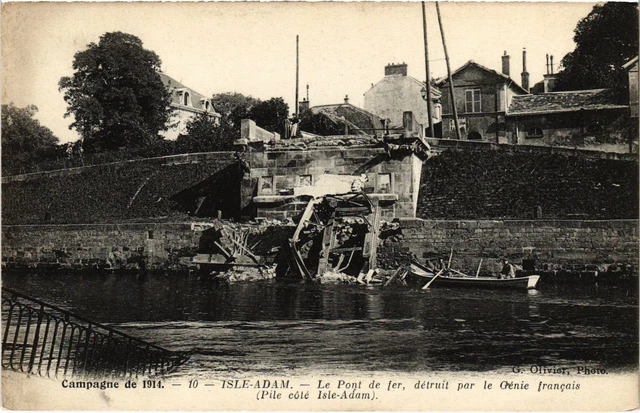 CPA L'Isle Adam Le Pont de fer (1319640)
