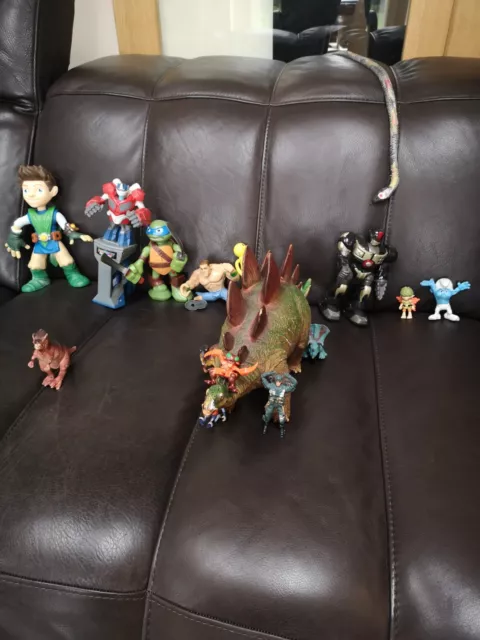 Bundle of Action Heroes and Animal Toy Figures