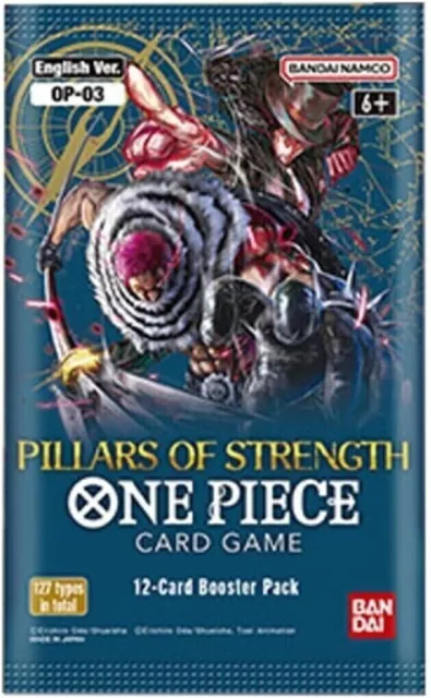 One Piece 20 Karten Commen Booster - Pillars of Strength OP-03 Englisch