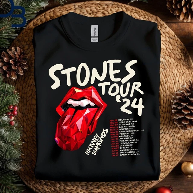 THE ROLLING STONES Hackney Diamonds Tour 2025 Schedule List TShirt Gift For Fan 26.99 PicClick