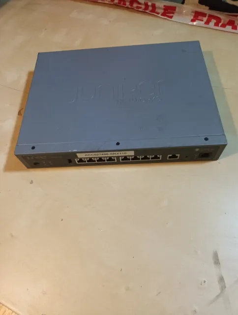 Juniper SRX110 SRX110H2-VA 8 port  VPN Gateway Router (G-1)