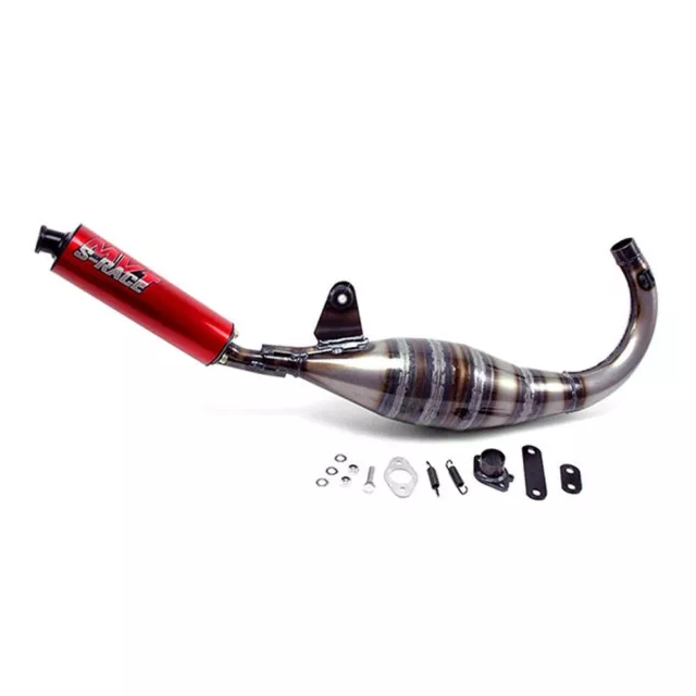 Marmitta Scarico Racing Mvt Ec13 S Race 70 - 90Cc Derbi Euro 2 Euro 3