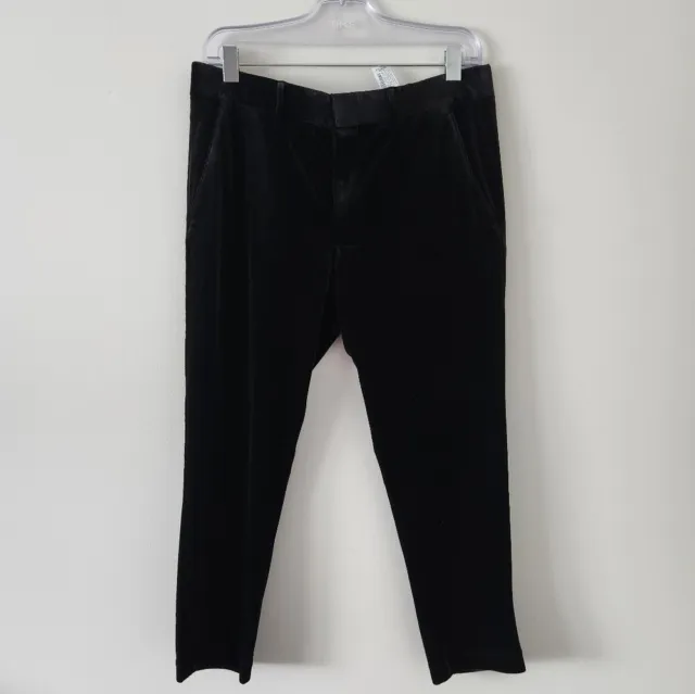 ZARA MAN SZ 30 Black Tapered Dress Pants Pleated Front Trousers $35.00 -  PicClick