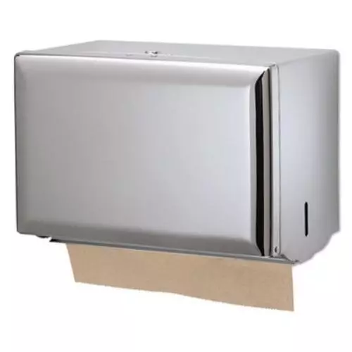 San Jamar T1800XC Standard Key-lock Singlefold Towel Dispenser, Steel, 10 3/4 X