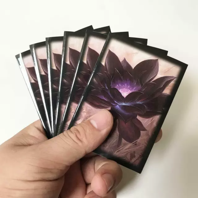 60/PCS Black Lotus Matt Scrub Colorful Backs MTG Cards Sleeves Protector for TCG