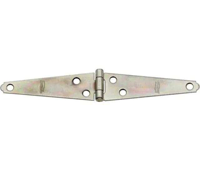 National Hardware N127-506 Zinc Plated Light-Duty Strap Hinge 4 in. (Pack of 10)
