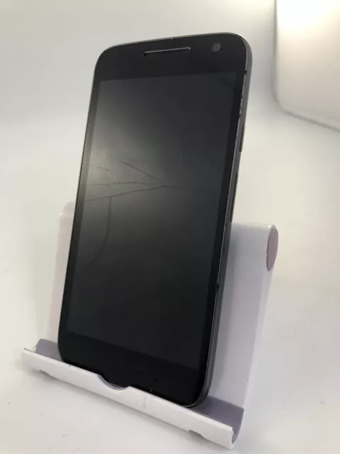 Motorola Moto G4 Play Black 16GB Unlocked Android Touchscreen Smartphone Cracked