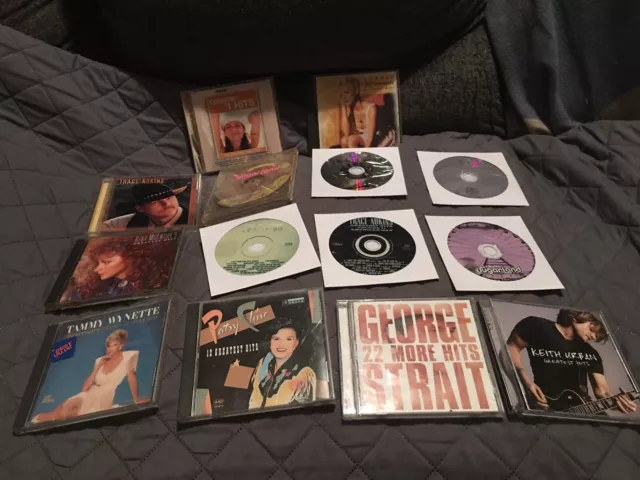 14 Country Music CD Lot Lorrie Morgan Trace Adkins Sugarland Tim McGraw Reba …