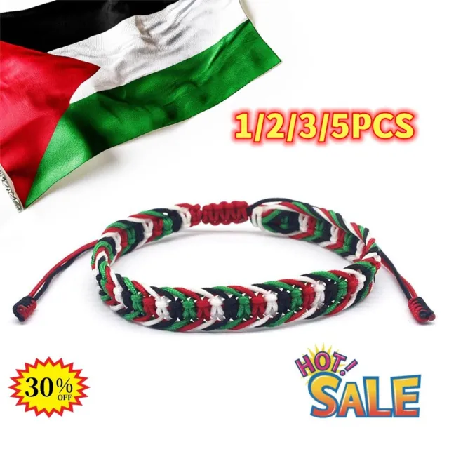 1-5pcs Palästina Armband Uae Armband Land Handgemachte Freundschaft Armbänder