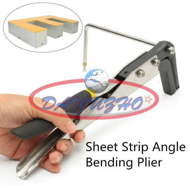 Arc/Angle Bender Steel Plier Clamp Channel Letter Tool Manual Metal Sheet Strip